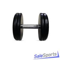 Гантель черная Классик MB Barbell 17 кг, 30 мм