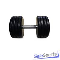 Гантель черная Классик MB Barbell 49 кг, 30 мм