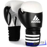 Боксерские перчатки ADIDAS Performer, черный/белый, кожа/pu. 12
