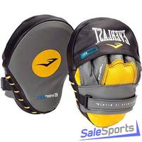 Лапы боксерские Everlast изогнутые Leather Evergel