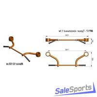 Турник консольный 1,1 м V-Sport MF1.7