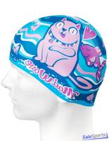 Юниорская силиконовая шапочка Mad Wave Cat&Fish M0577 11