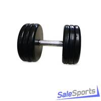 Гантель черная Классик MB Barbell 33 кг, 30 мм