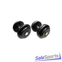 Гантель неразборная черная MB Barbell 58.5 кг, 30 мм