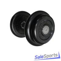 Гантель неразборная черная MB Barbell 8.5 кг, 30 мм