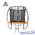 Батут DFC Trampoline kengoo с сеткой 8FT-TR-E-BAS