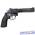 Пневматический пистолет Umarex Smith and Wesson 686-6 (никель с чёрн. резин. накладками)