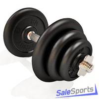 Гантель наборная MB Barbell 19 кг, 25 мм