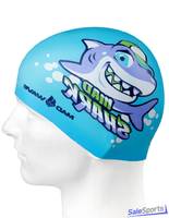Юниорская силиконовая шапочка Mad Wave Mad Shark M0577 09