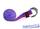 Ремень для йоги Original FitTools FT-YSTP-3COLOR 182 см, трехцветный